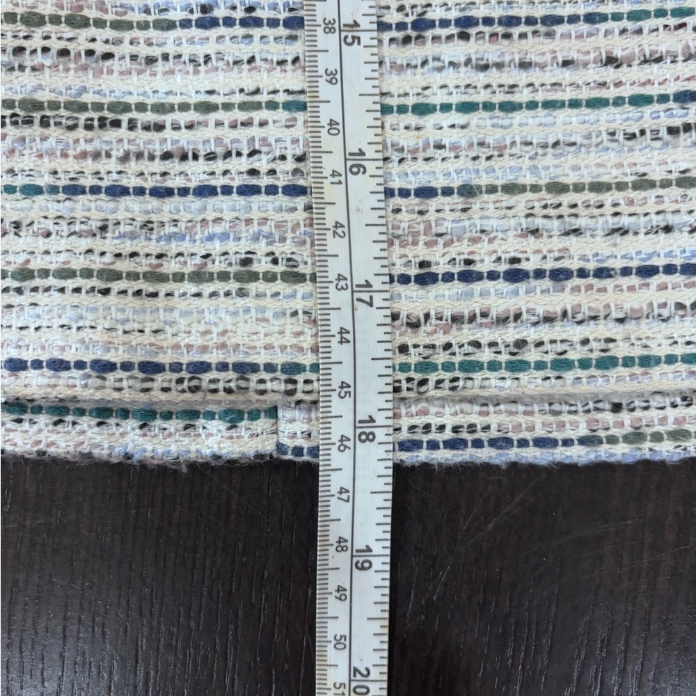 Loft Outlet Size 6 Tweed Multi-colored Striped Taylored Lined Skirt - Picture 4 of 11